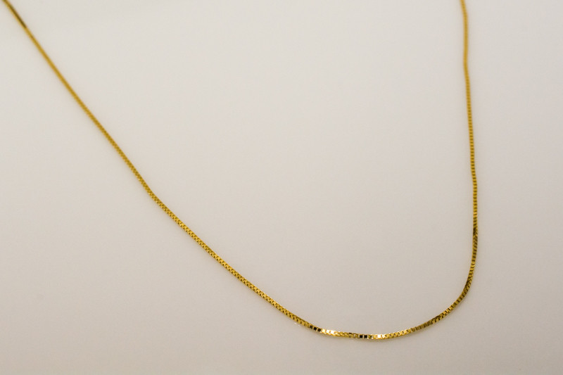 Kultainen riipusketju,venetsia 50 cm
