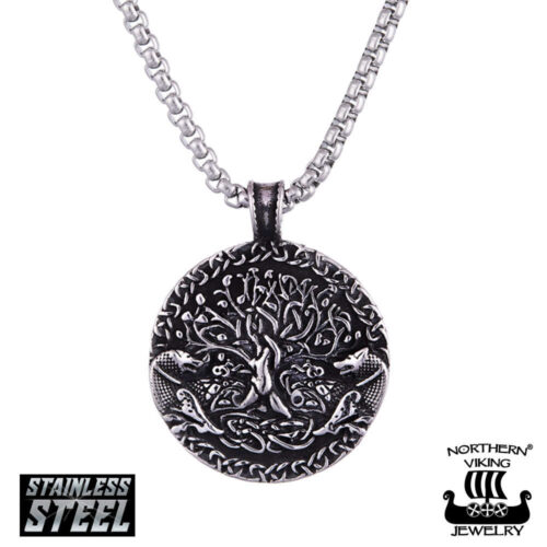 Northern Viking Jewelry®-Riipus "Wolf Tree Of Life"
