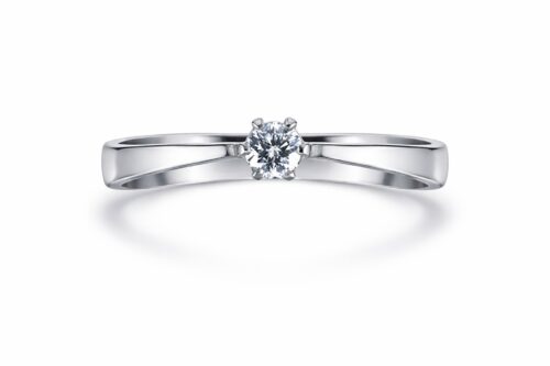 Valkokultainen timanttisormus V9031-10