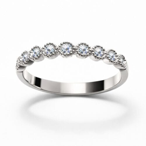 Valkokultainen timanttisormus V9081-2