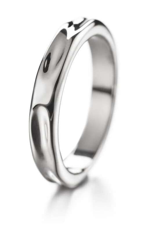 Lumoava Hunaja hopeasormus 4,8mm