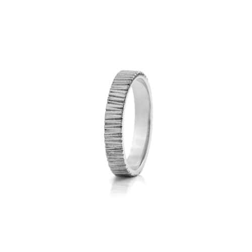 Lumoava Raita hopeasormus 3,5mm