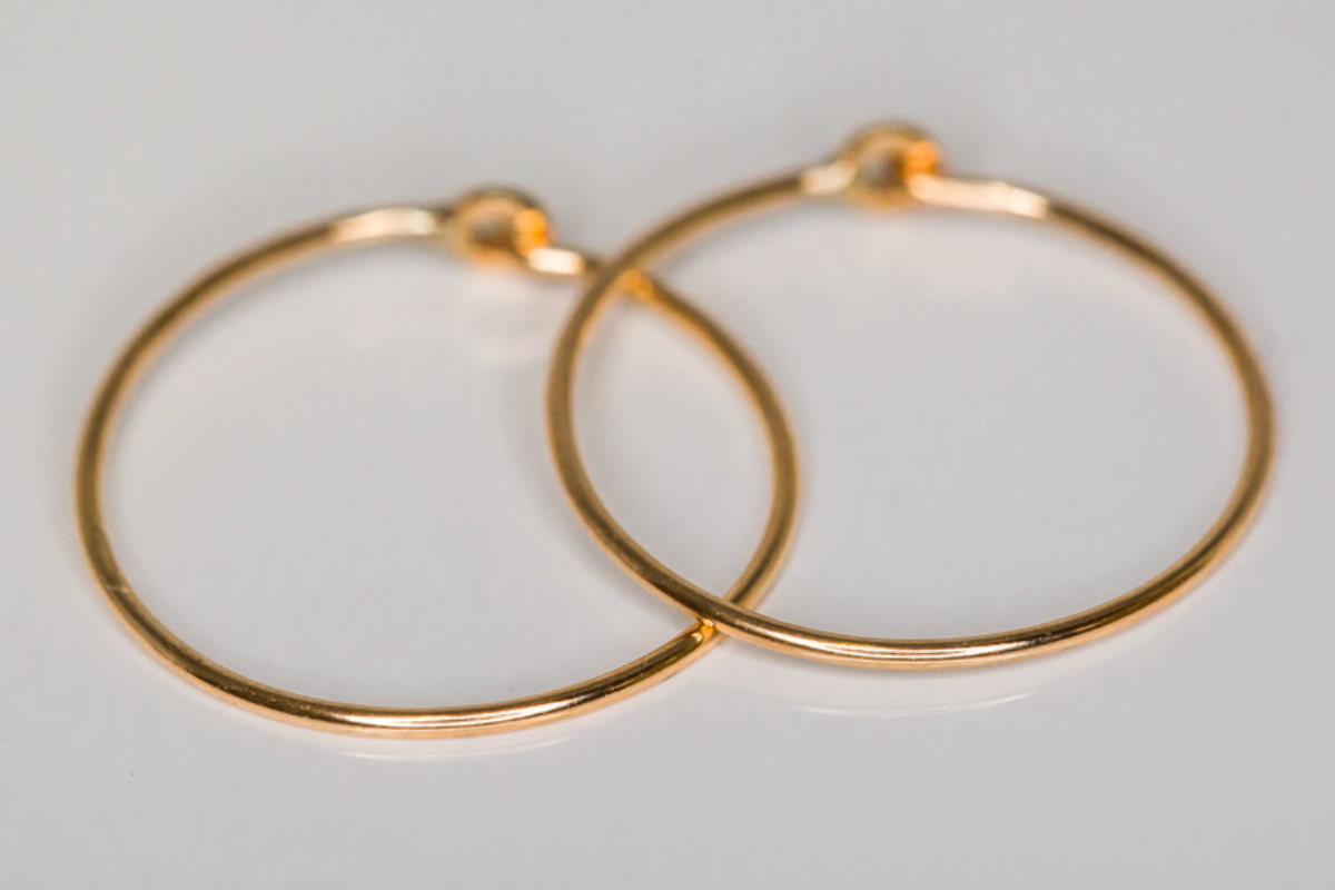 Kultaiset korvarenkaat 30034