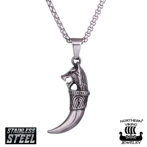 Northern Viking Jewelry®-Riipus "Fenrir Wolf Head"