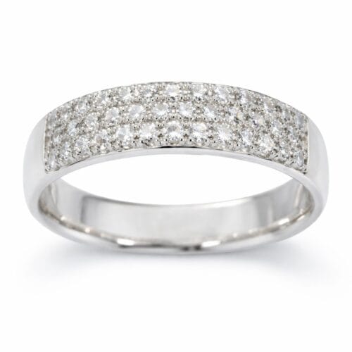 Valkokultainen timanttisormus V9120