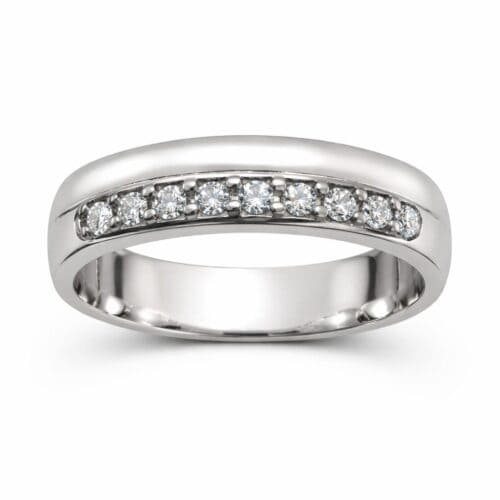 Valkokultainen timanttisormus V9040-2