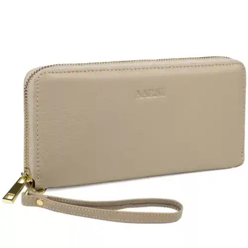 aarni clutch-lompakko taupe