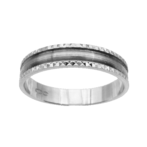 Valkokultainen kihlasormus 3561