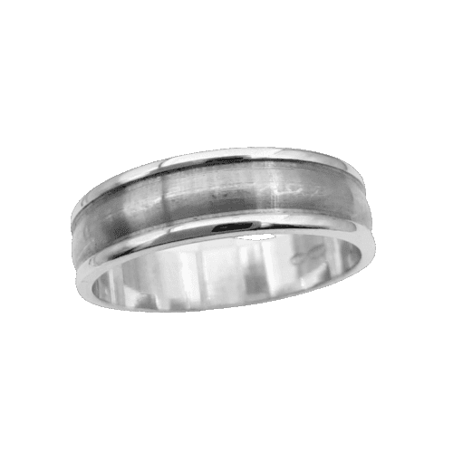 Valkokultainen kihlasormus 3565