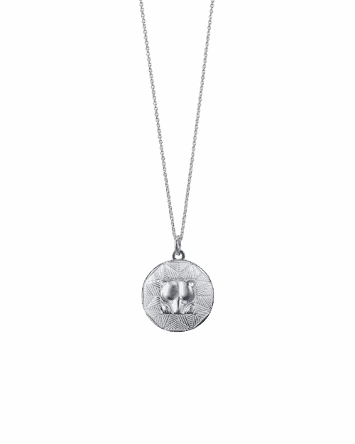 Kalevala Amuletti riipus Pohjankarhu hopea