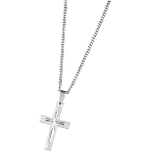 Hopeinen rippiristi 507700000
