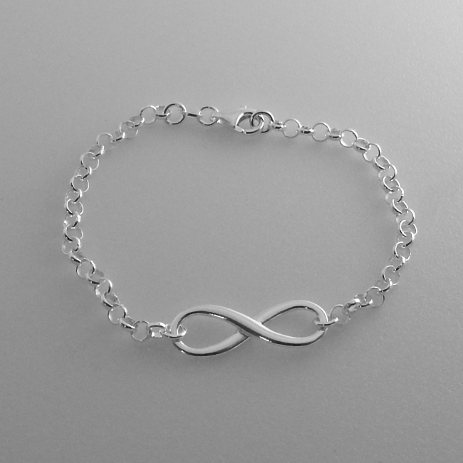 Ranneketju hopeaa R125