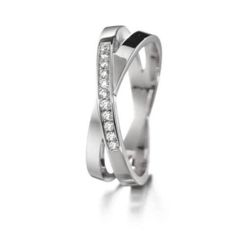 Lumoava Kaksin timanttisormus vk 11x0.01 ct