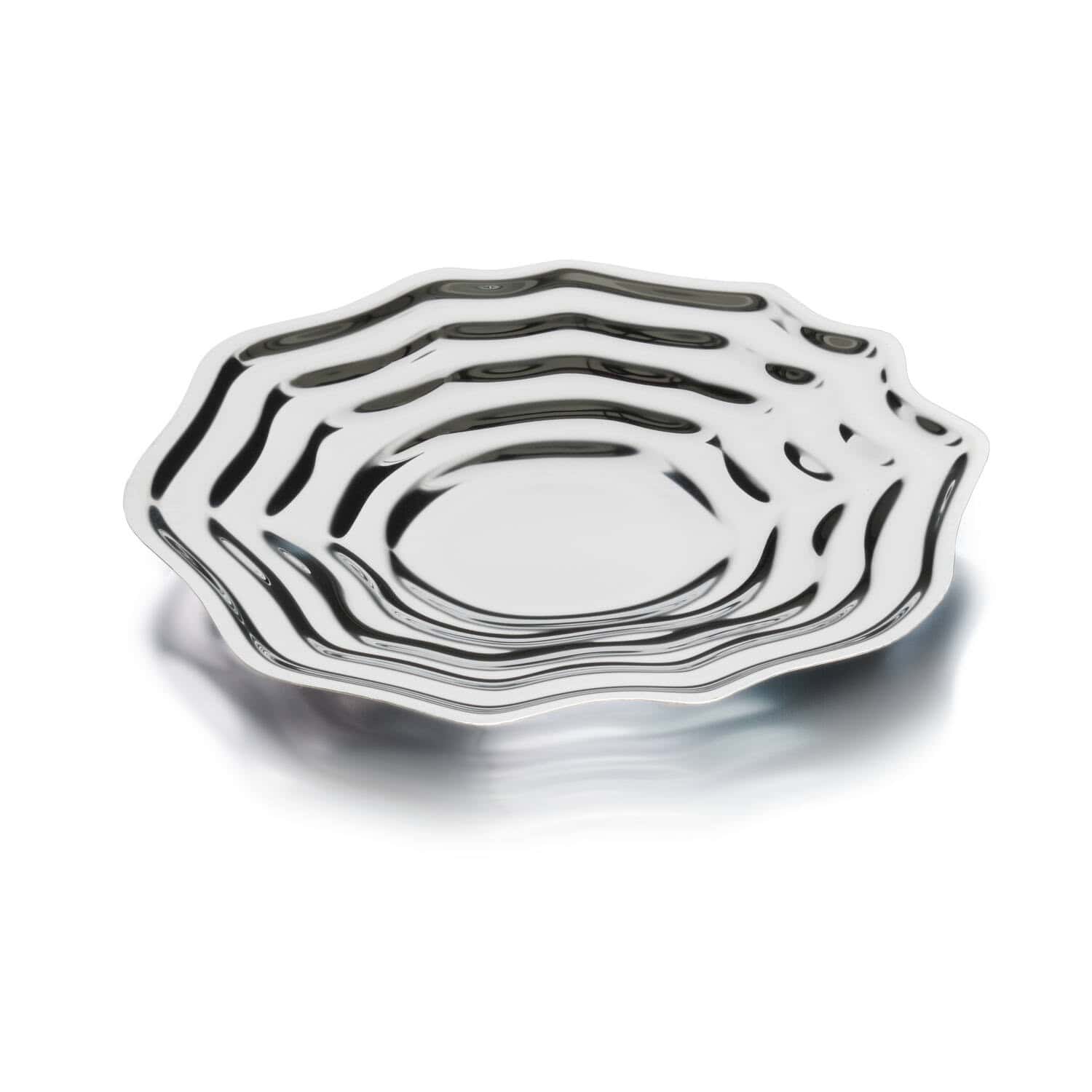 Lumoava Metsälampi -tarjoiluvati