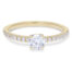 Timanttisormus Anthea keltakulta R-1504LD