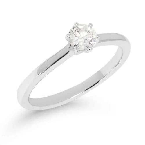 Timanttisormus Harmonia valkokulta 0.33