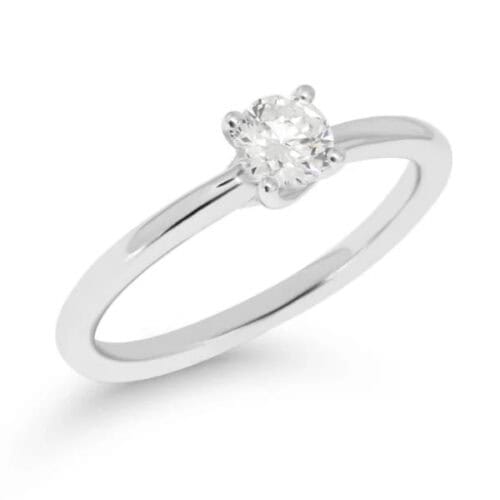 Timanttisormus Hestia valkokulta