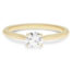 Timanttisormus Selene keltakulta R8028LD