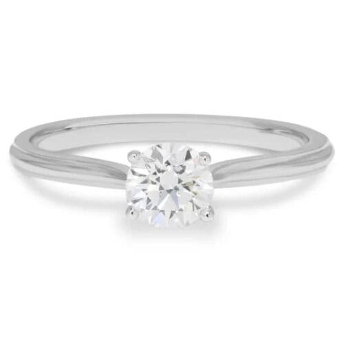 Timanttisormus Selene valkokulta R8028LDPDW