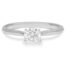 Timanttisormus Selene valkokulta R8028LDPDW