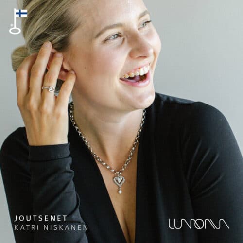 Lumoava Joutsenet kaulakoru