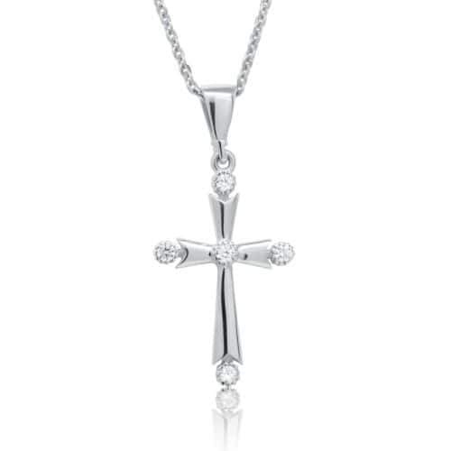 Hopeinen rippiristi Beat of Love BOL-N1823Z