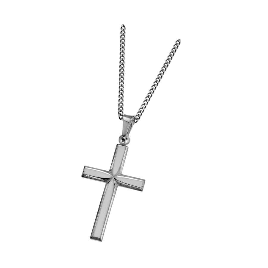 Hopeinen rippiristi 502400000