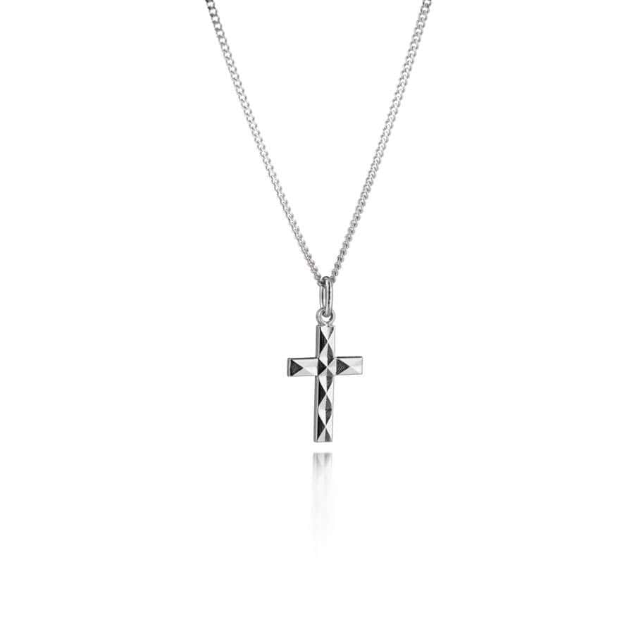 Hopeinen rippiristi SA505200000