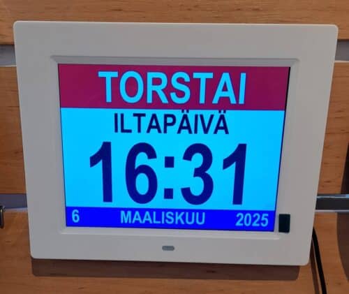 muistisairaan kello dementiaan