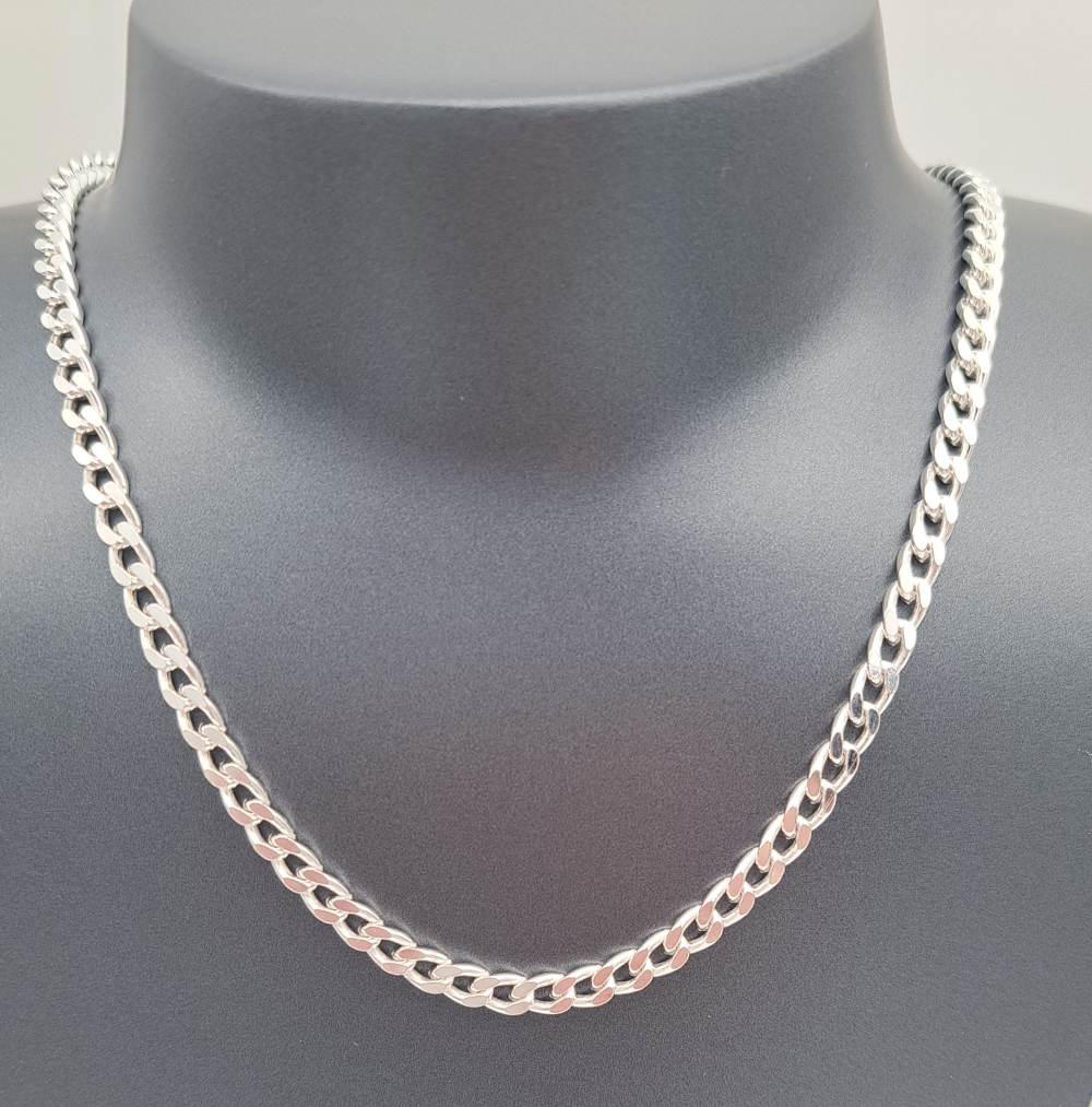 Hopeinen panssariketju KD120 50 cm