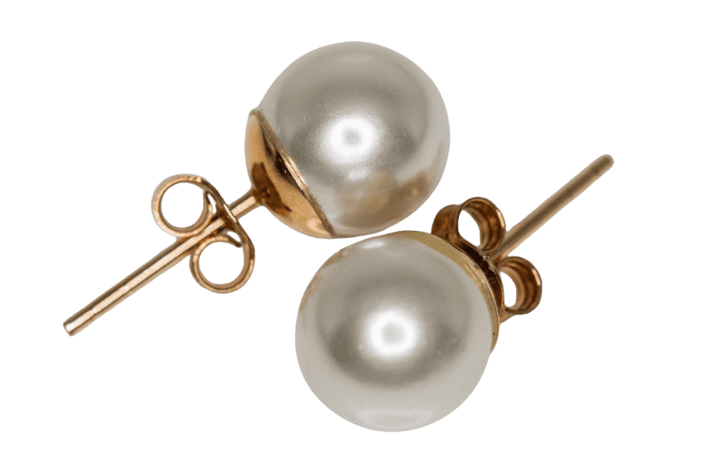 Kultaiset helmikorvakorut 20044