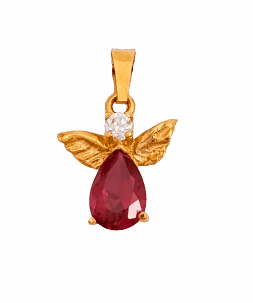 Kultainen enkeliriipus V161VP