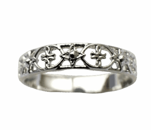 Valkokultainen sormus