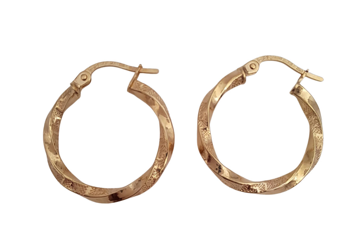 Kultaiset korvarenkaat KR3 1