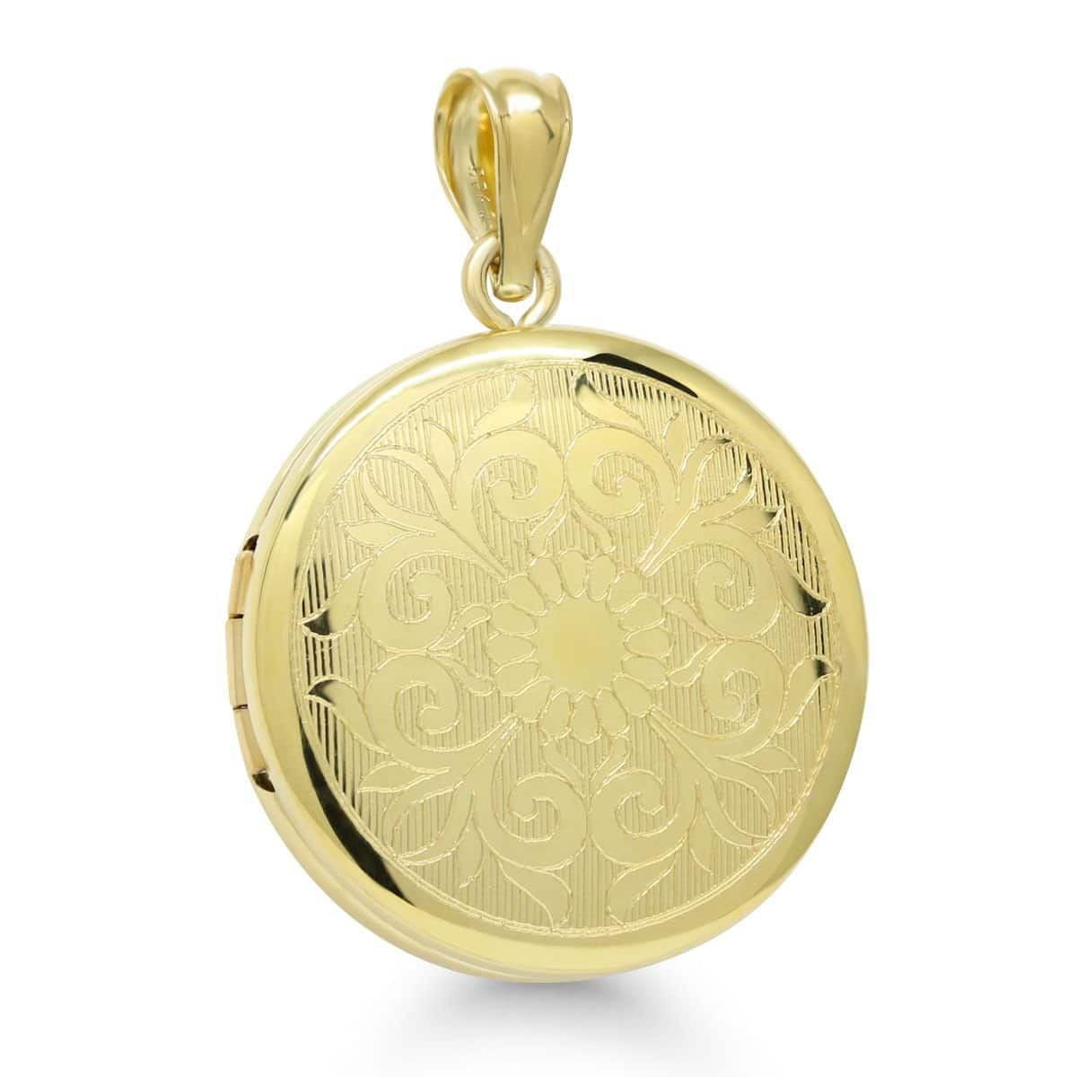Hopeinen medaljonki SPL-RD082GP