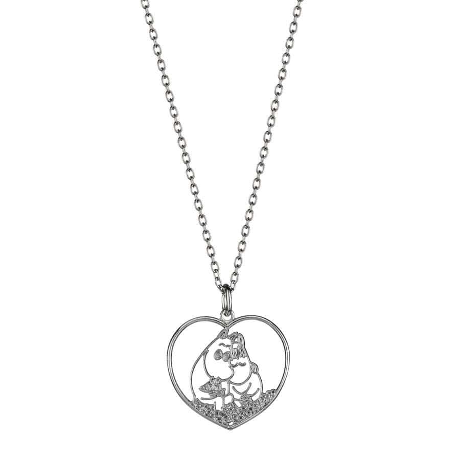 Lumoava x Moomin: Rakkaus sydän riipus