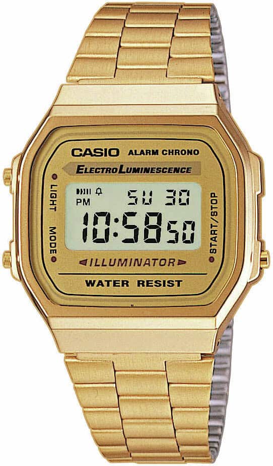 Casio M Teräs Vintage A168WG-9EF