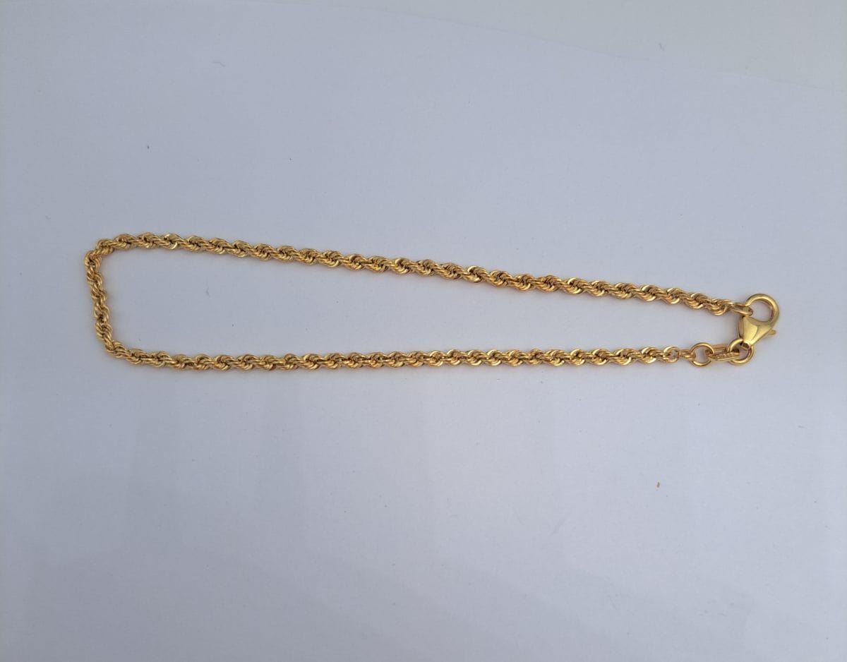 Kultainen ranneketju CKH040 19 cm